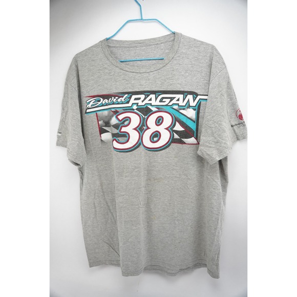 Chaser Other - GC‎ Vintage David Ragan #38 NASCAR Shirt Mens Racing Graphic Gray No Tag / Size